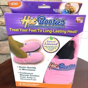 New hot booties pink foot warmers